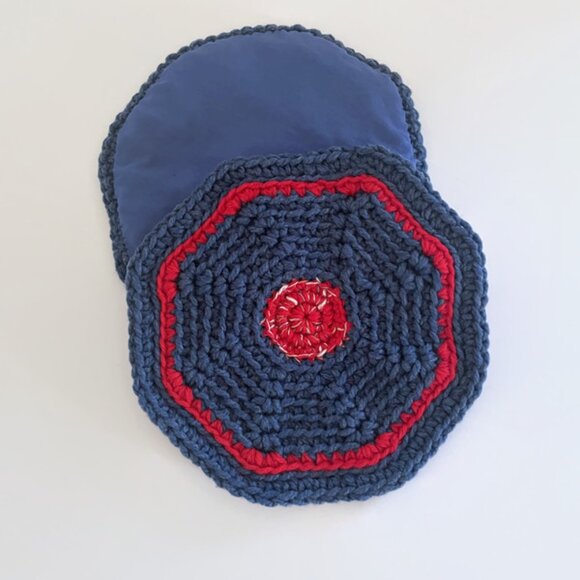 Crochet pot holders, Kitchen decor, Handmade oversize potholder - Picture 9 of 9